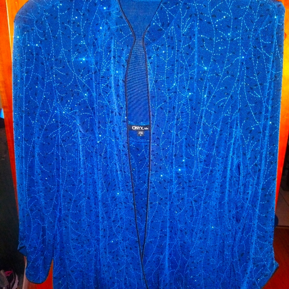 Elegant Two Piece Cami & Jacket/Onyx Nite/Size L
